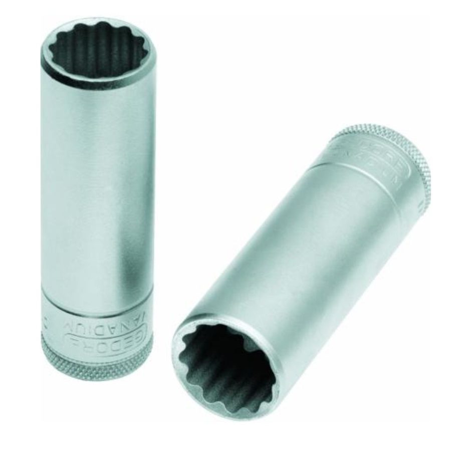 Soquete Estriado Longo 22 MM Encaixe 12 D19L-22 Gedore