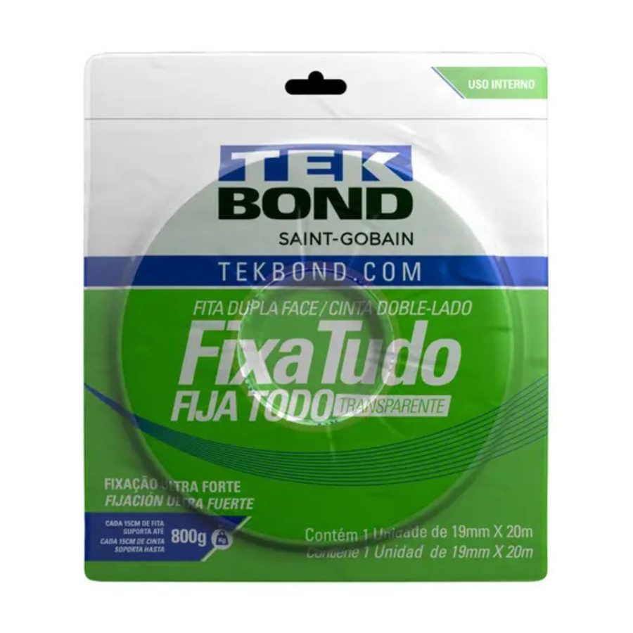 Fita dupla face fixa tudo 20m